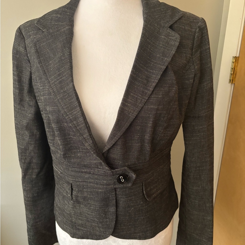 Iz Byer Charcoal Blazer Jacket